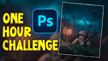 1 Hour Challenge in Photoshop | 1 hr vs 2 hrs vs 4 hrs edit | Photoshop Challenge