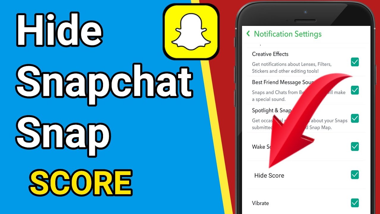 Hide Snapchat How to Hide Snap Score? How to hide Snapchat Snap