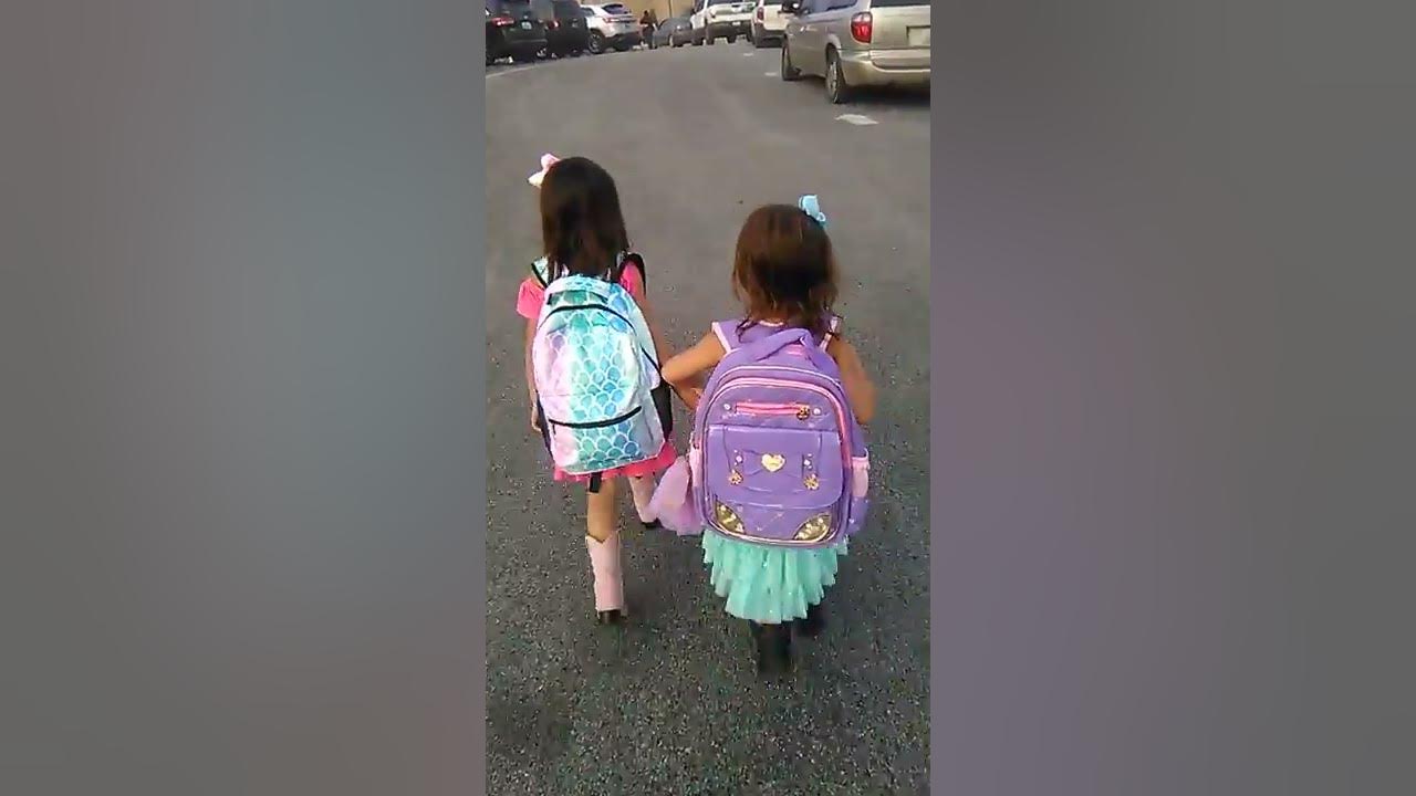 Lailas first day Kindergarten tays first day head start - YouTube