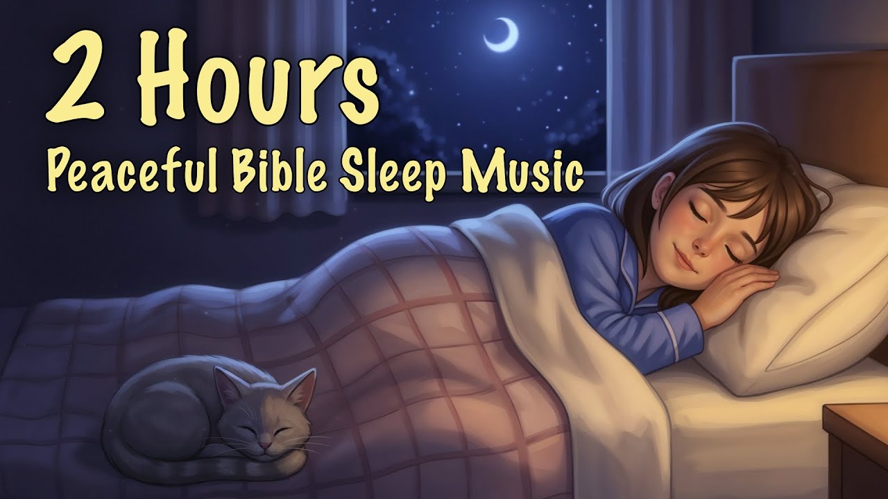 Peaceful Bible Sleep Music | 2 Hours of Worship for Prayer & Comfort ...