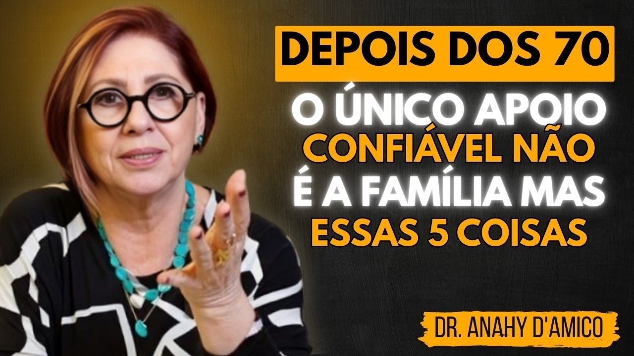 Depois dos 70, não é a sua família, mas sim estas 5 coisas que lhe serão o apoio mais confiável.