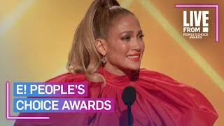 Jennifer Lopez Surprised by Nicole Kidman \& More at 2020 PCAs | E! People’s Choice Awards