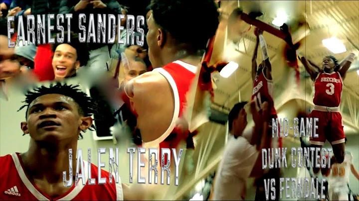 Jalen Terry & Earnest Sanders put on a dunk contes...