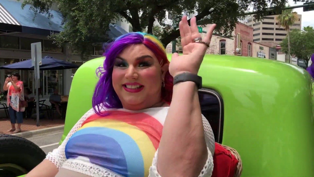 LGBTQ pride car parade in Sarasota HeraldTribune YouTube