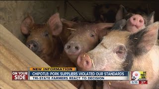 Chipotle carnitas dropped from menu - Pig farmer reacts to pork standards