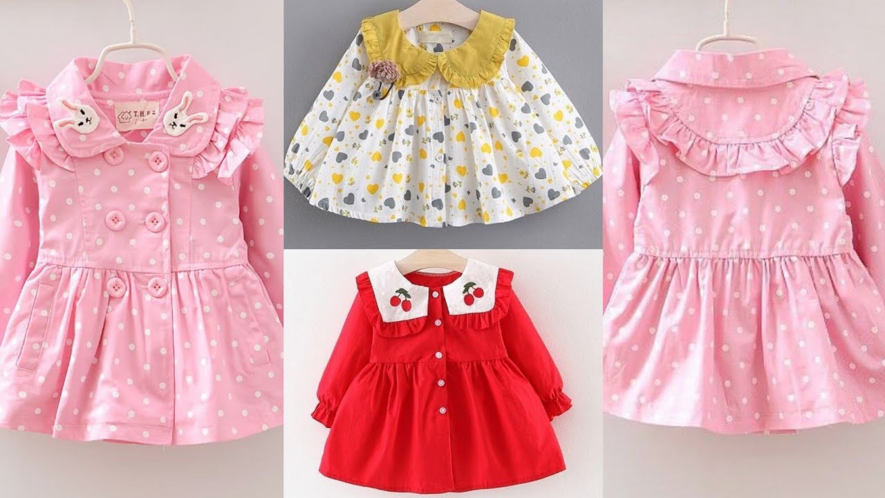 Very beautiful baby girl frock design little girl top design full sleeve dress designing for