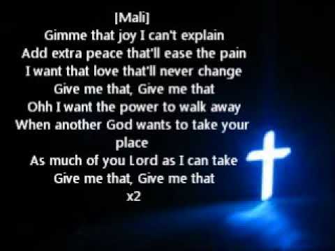 Kirk Franklin FT Mali Music Give Me Lyrics 43