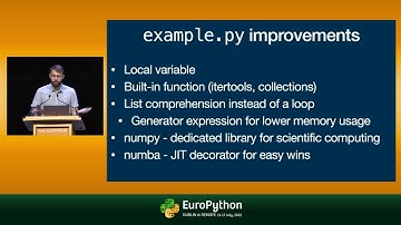 Writing Faster Python 3 - presented by Sebastian Witowski