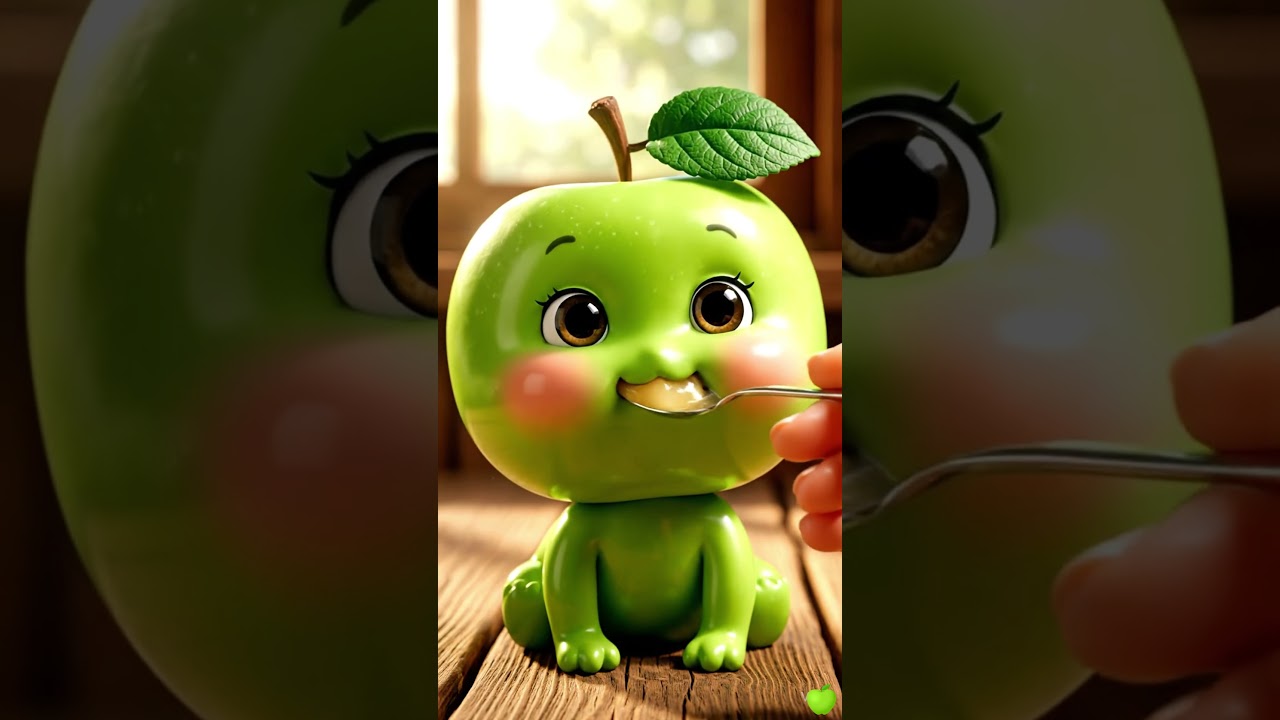 🍏 Green Apple Baby’s Sweet Smile 