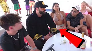 Jon Zherka Parties With N3on Prime & Jack Doherty on A Yacht