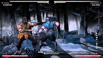 MKX Tutorial - How to punish Sub Zero with Scorpion