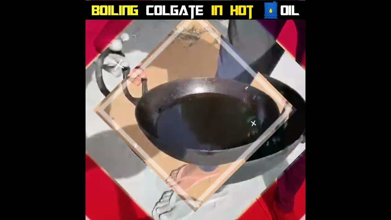Boiling Colgate In Hot Oil experiment // 