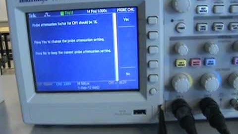 oscilloscope probe check