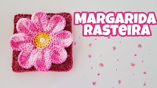 FLOR MARGARIDA RASTEIRA - PASSO A PASSO (LUANA JAWORSKI)