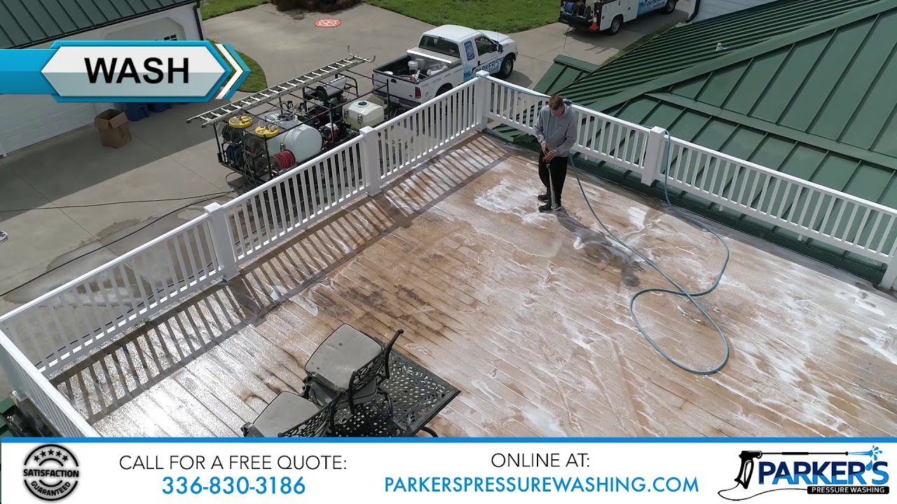 Pressure Washing Clemmons, NC Roof Cleaning YouTube