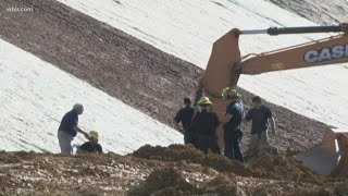 Crews rescue trapped worker after drainage ditch collapse