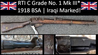 RTI C Grade No 1 Mk III* | 1918 BSA | Iraqi Marked