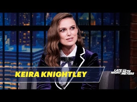 Video: Keira Knightley withdrew from the decree