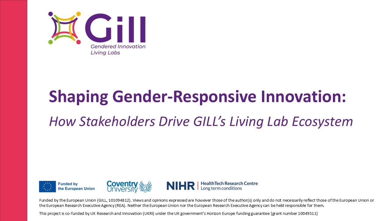 Shaping Gender-Responsive Innovation: How Stakeholders Drive GILL’s Living Lab Ecosystem