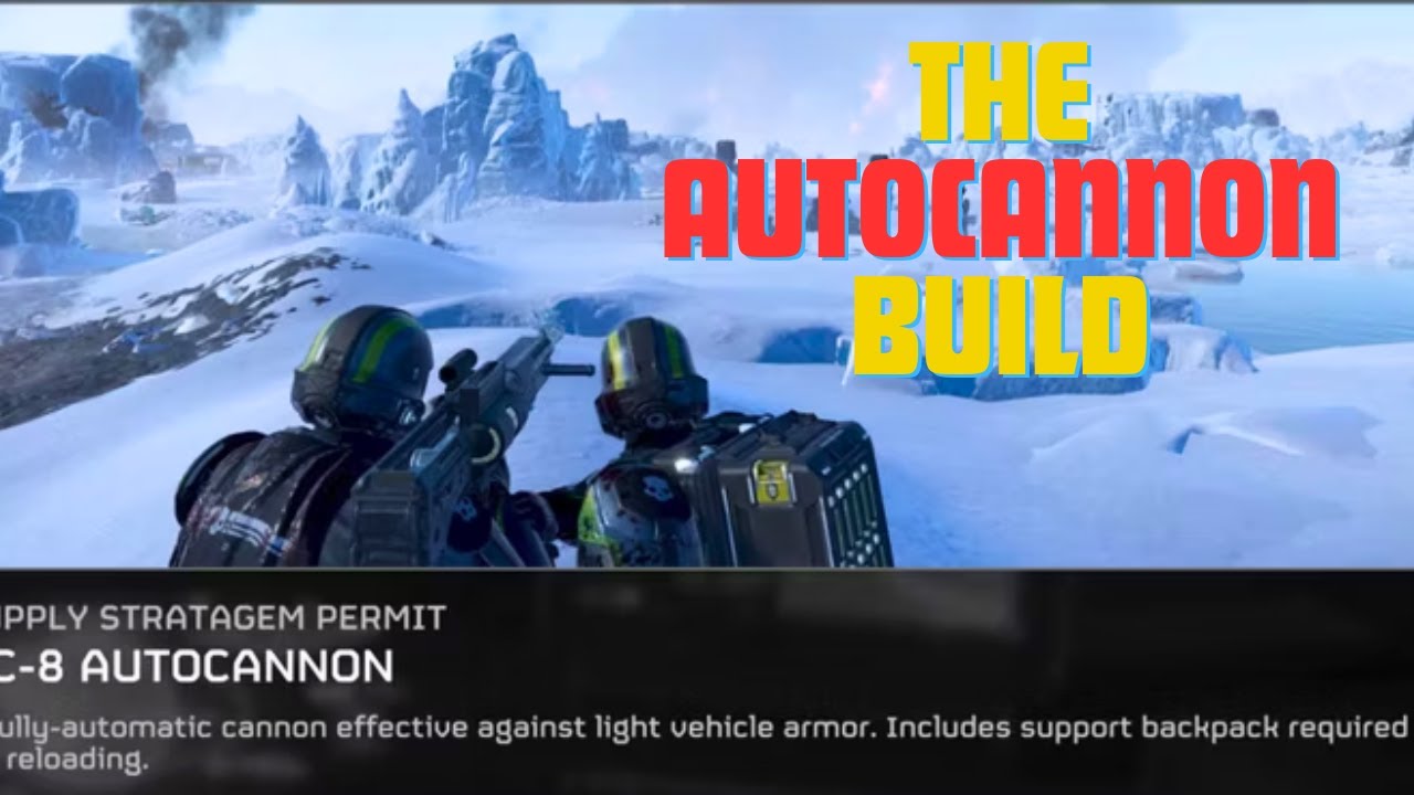 The BEST Autocannon Build for Helldivers 2! YouTube