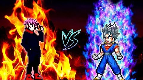 Yuji Itadori Shibuya Arc V3 OP VS Vegito V3 OP (all form) in Jump Force Mugen