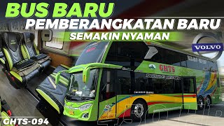 BERANGKAT PAGI NAIK BUS TINGKAT GUNUNG HARTA ‼️Trip Malang - Jakarta with GHTS 094 Volvo B11R 450HP