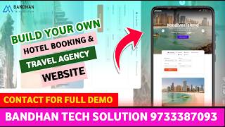Build Travel &amp; Hotel Website 2026 🔥 Quick Demo | @Bandhantechsolution