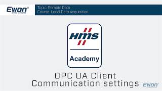 OPC UA - Communication settings