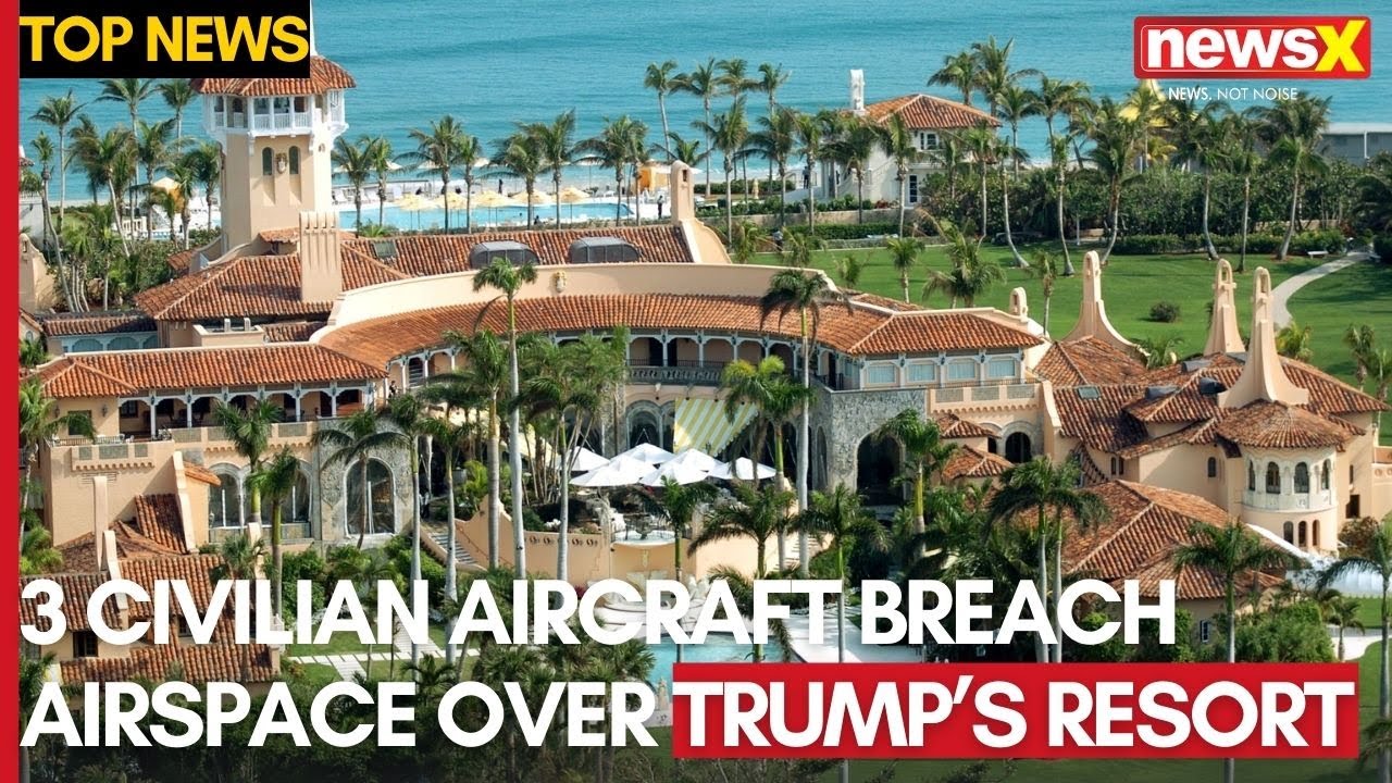 Trump Airspace Breach: 3 Civilian Aircraft Breach Airspace Over Trump's Florida Resort | NewsX