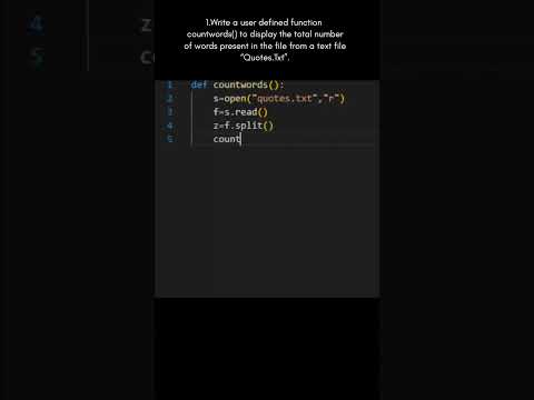 FILE HANDLING QUESTION