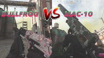 MAC-10 VS BULLFROG | BEST SMG Warzone Season 5? | BEST Mac-10/Bullfrog Class Setup