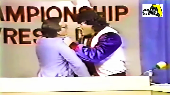 Jesse Barr Turns Heel (Threatens Gordon Solie And Backhands Buddy Colt) (1984) (CWF)