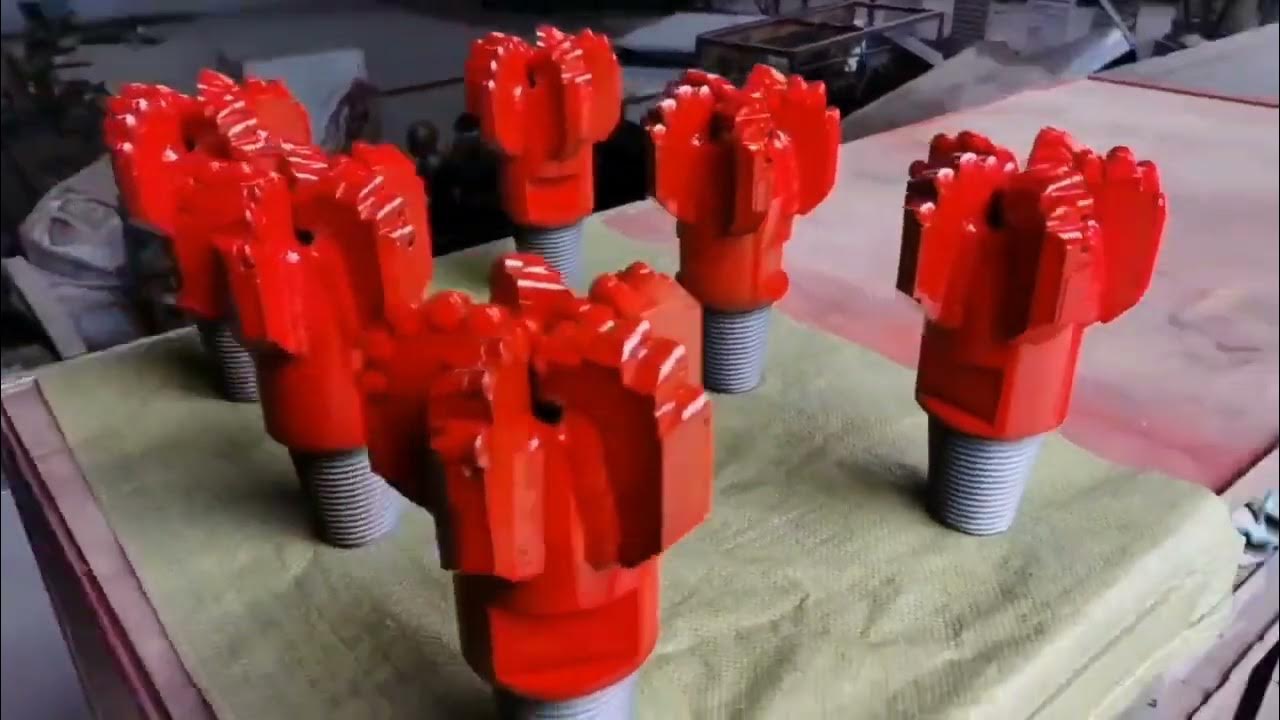 water well drilling bits types 6" PDC bit YouTube