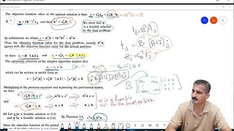 Duality Theorem - Part 2