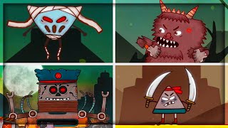 Little Triangle - All Bosses + Ending