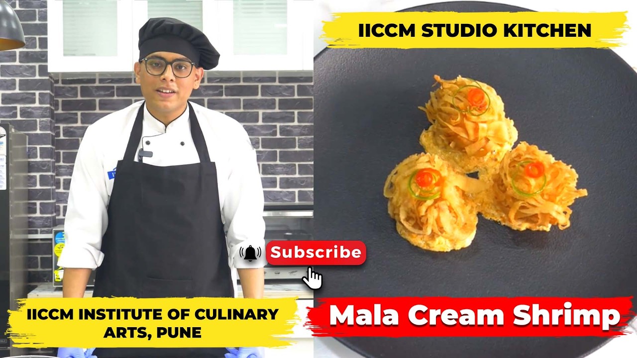 MALA CREAM SHRIMP  | mala cream shrimp | IICCM College of Culinary Arts