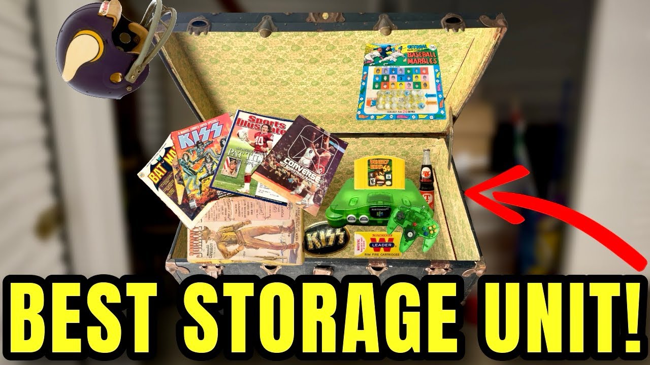 LOADED TREASURE CHEST FOUND IN ABANDONED STORAGE UNIT 🤯 - YouTube