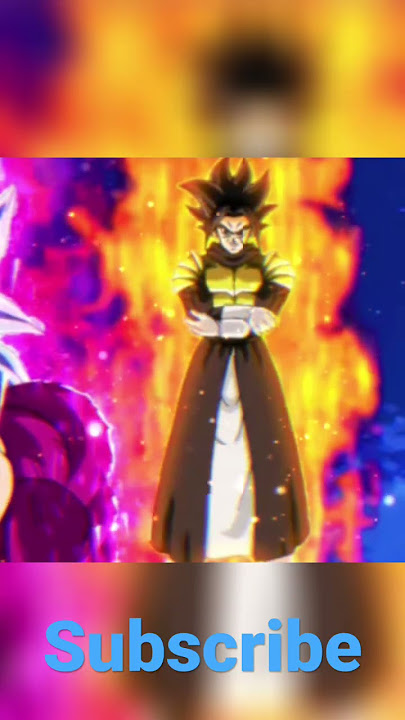 Ultra vegito meet yamoshi the first super saiyan god #shorts #dbs #dragonballsuper