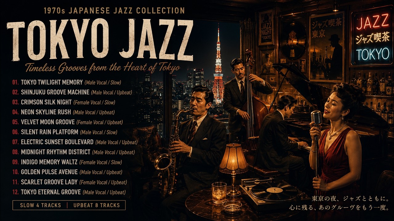 🔥 Tokyo 1970s Jazz Nights – レトロ東京ジャズの世界 - YouTube
