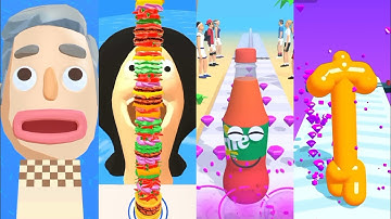 Sandwich Runner - Burger Run - Juice Run - Tall Man Run - Gameplay Walkthrough Android, IOS #4