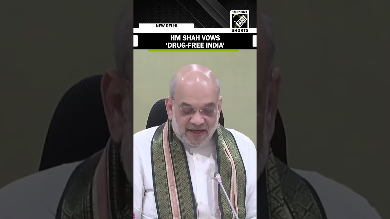 “Resolution is to make India drug-free,” says HM Amit Shah