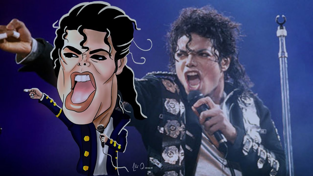 CARICATURA DO MICHAEL JACKSON