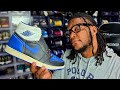 AIR JORDAN 1 HIGH UNION FRAGMENT ROYAL REVIEW!!!