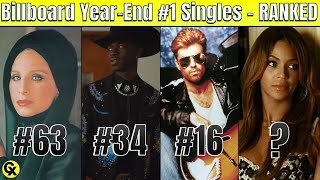 EVERY Billboard Year-End #1 Singles - RANKED