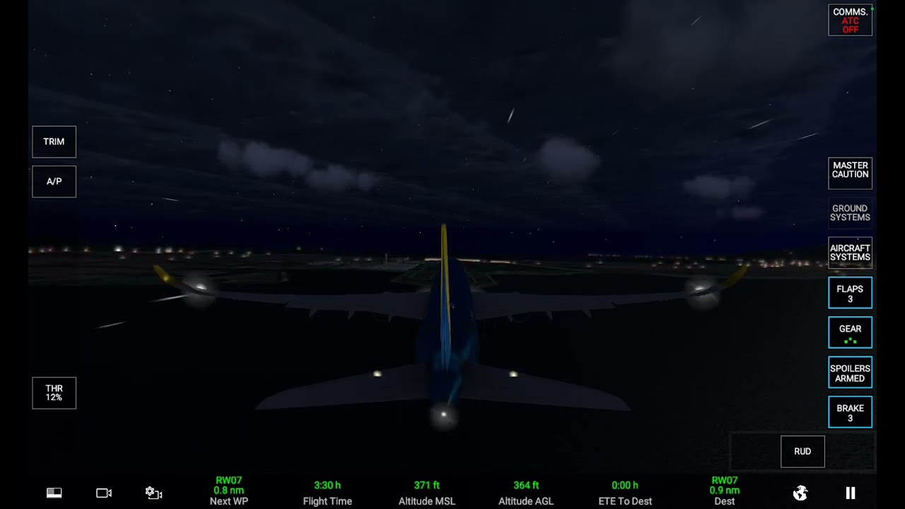 Landing at Miho Air Base (RJOH) [RW07] [Gate 04] 
