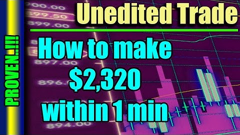 Non-Farm Payrolls trading with a Robot - $2,320 within 1 min (unedited)