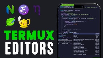 Top 7 Code Editor On TERMUX ✅ | Termux Code Editors 2024