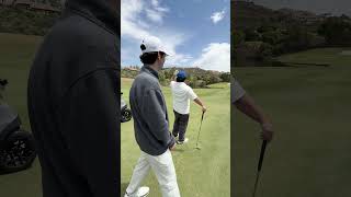 Hoyo 12: ya no tenemos nada que perder 😂😎 y con esa motivación cayó el birdie 💪👀