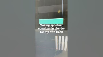 Making spectrum analyzer in blender