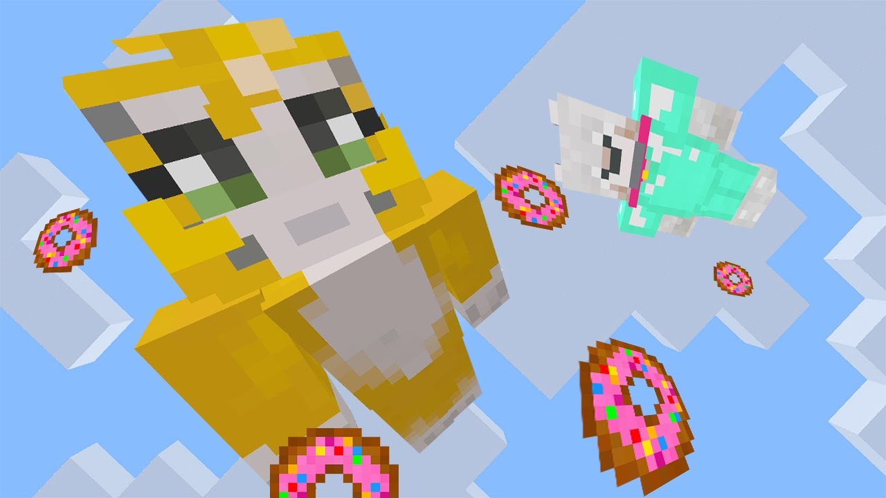 Minecraft Xbox - Riding The Skies - Donut Wars - Sky Island Challenge Mini-game